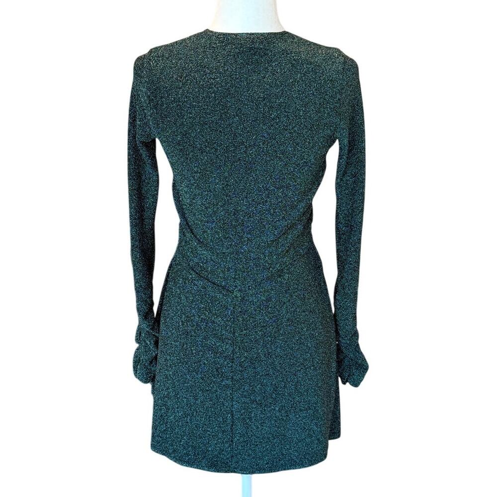 Show Me Your Mumu Kimora Mini Dress Emerald Sparkle NWT Small - Picture 3 of 8